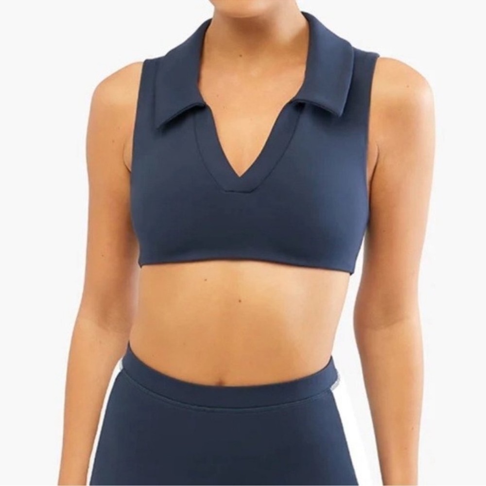Polo Sports Bra in blue 
WeWoreWhat